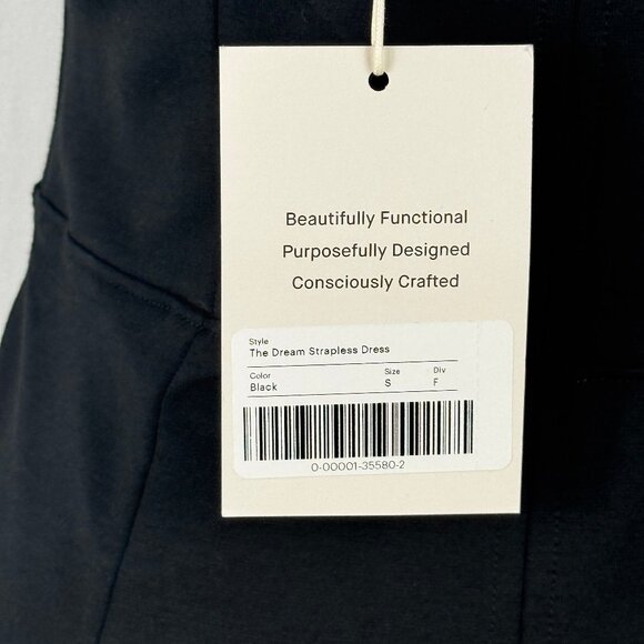 NWT Everlane The Dream Strapless Dress in Black Size Small - Picture 5 of 14